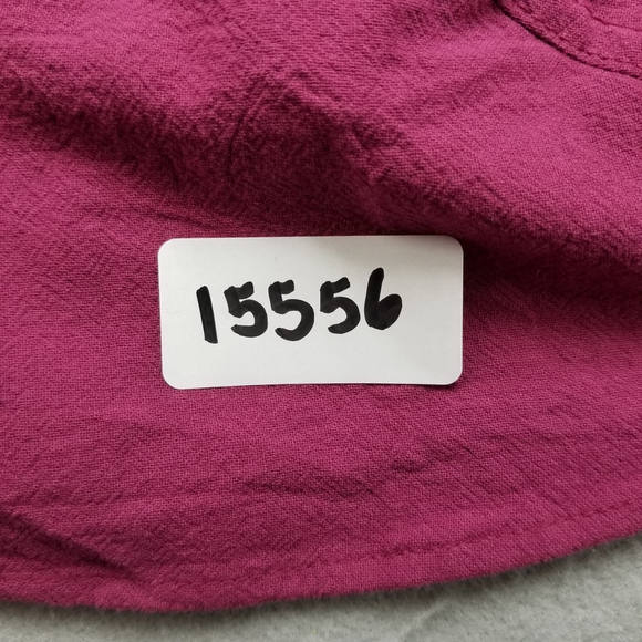 Zanzea Shirt Dress Womens Size XXL Pink Button Front Maxi Plus Cotton - Picture 8 of 8